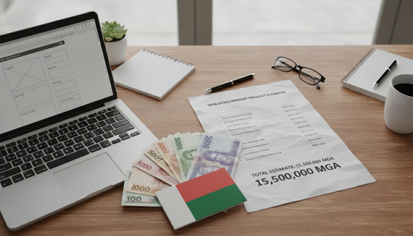 Quel est le prix création site web Madagascar ?