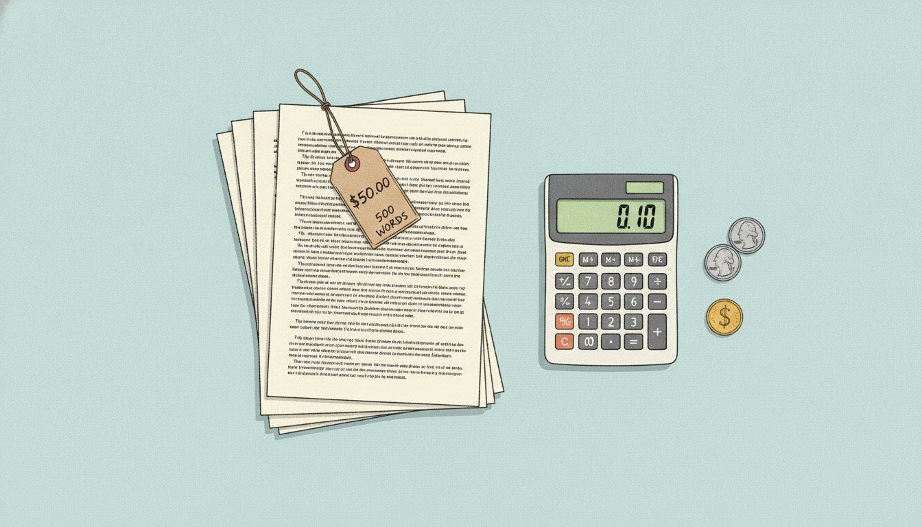Tarif rédaction 500 mots : à combien s’élève le prix de la prestation ?