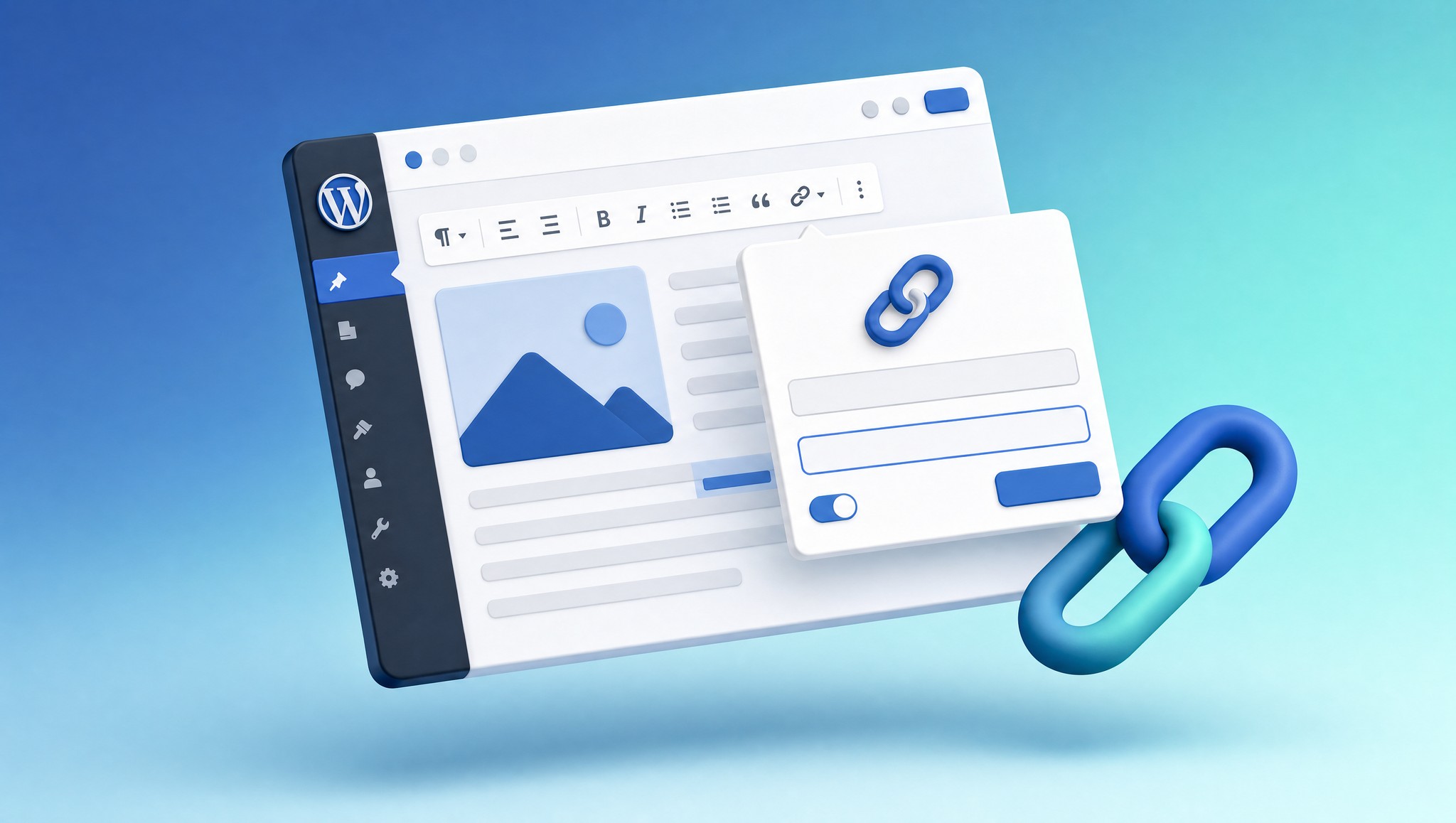 Insertion d’un lien interne dans l’éditeur WordPress